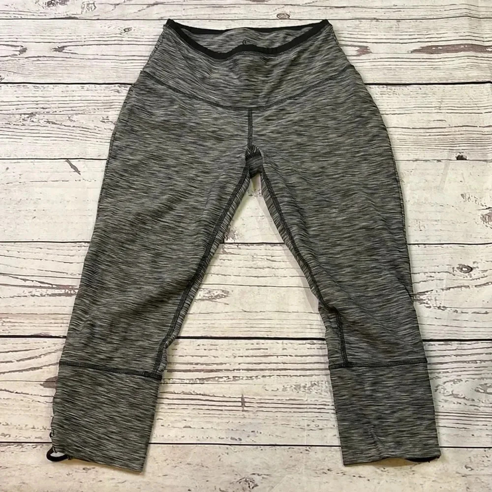 Prana Deco Capri Yoga Cropped Leggings S